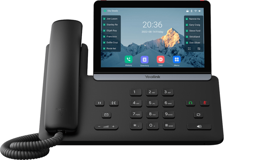 Yealink IP phone delivered and configured by Avepto